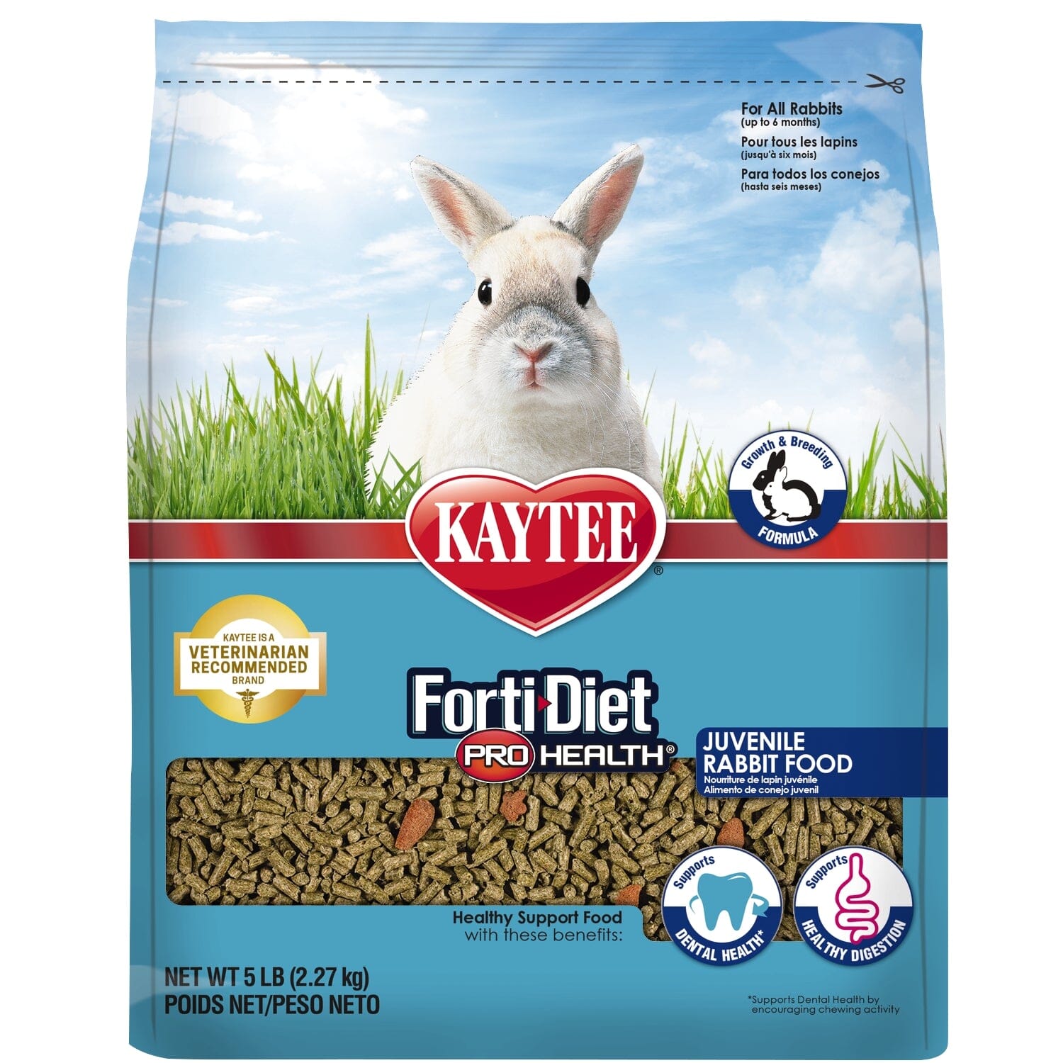 Kaytee Pro Health Juvenile Rabbit Food - 5 lb  