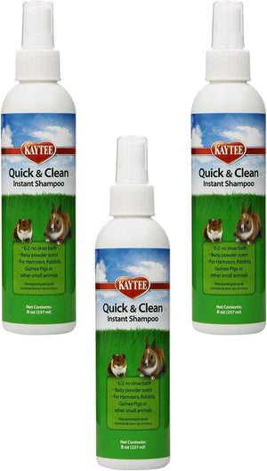 Kaytee Quick & Clean Critter Dry Shampoo - 8 Oz