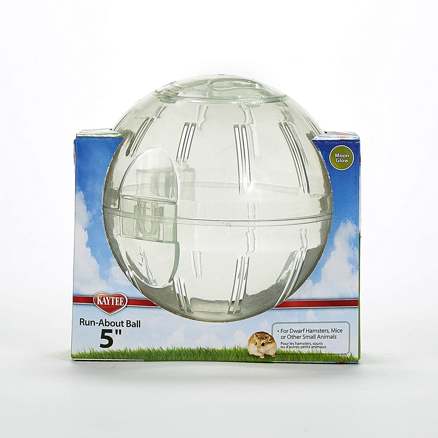 Kaytee Run-About Mini Exercise Ball Moon Glow - 5 in  