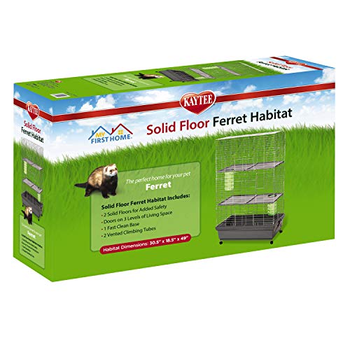 Kaytee Solid Floor Ferret Habitat - 30.5" x 18.5" x 49"  