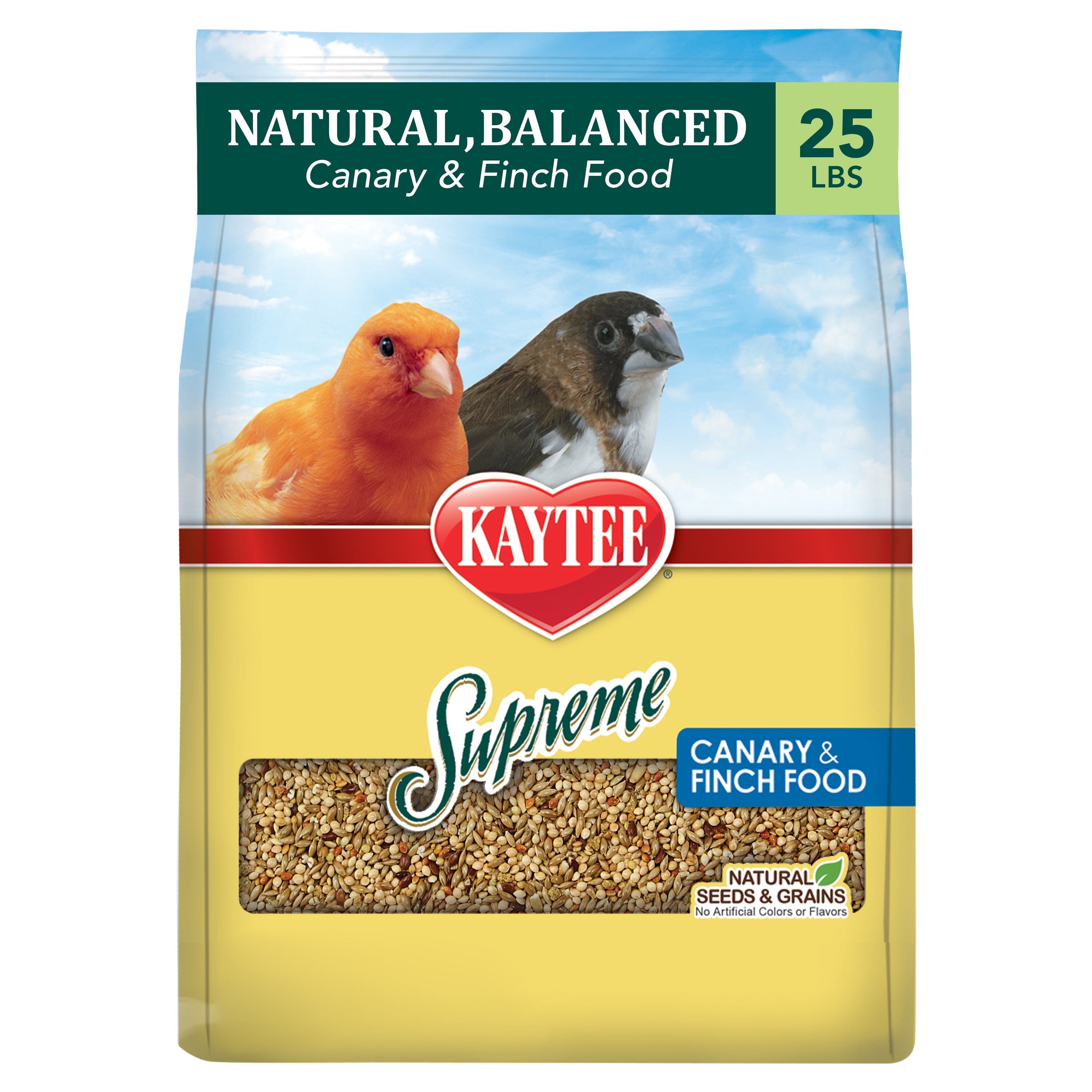 Kaytee Supreme Canary & Finch Food - 25 lb  