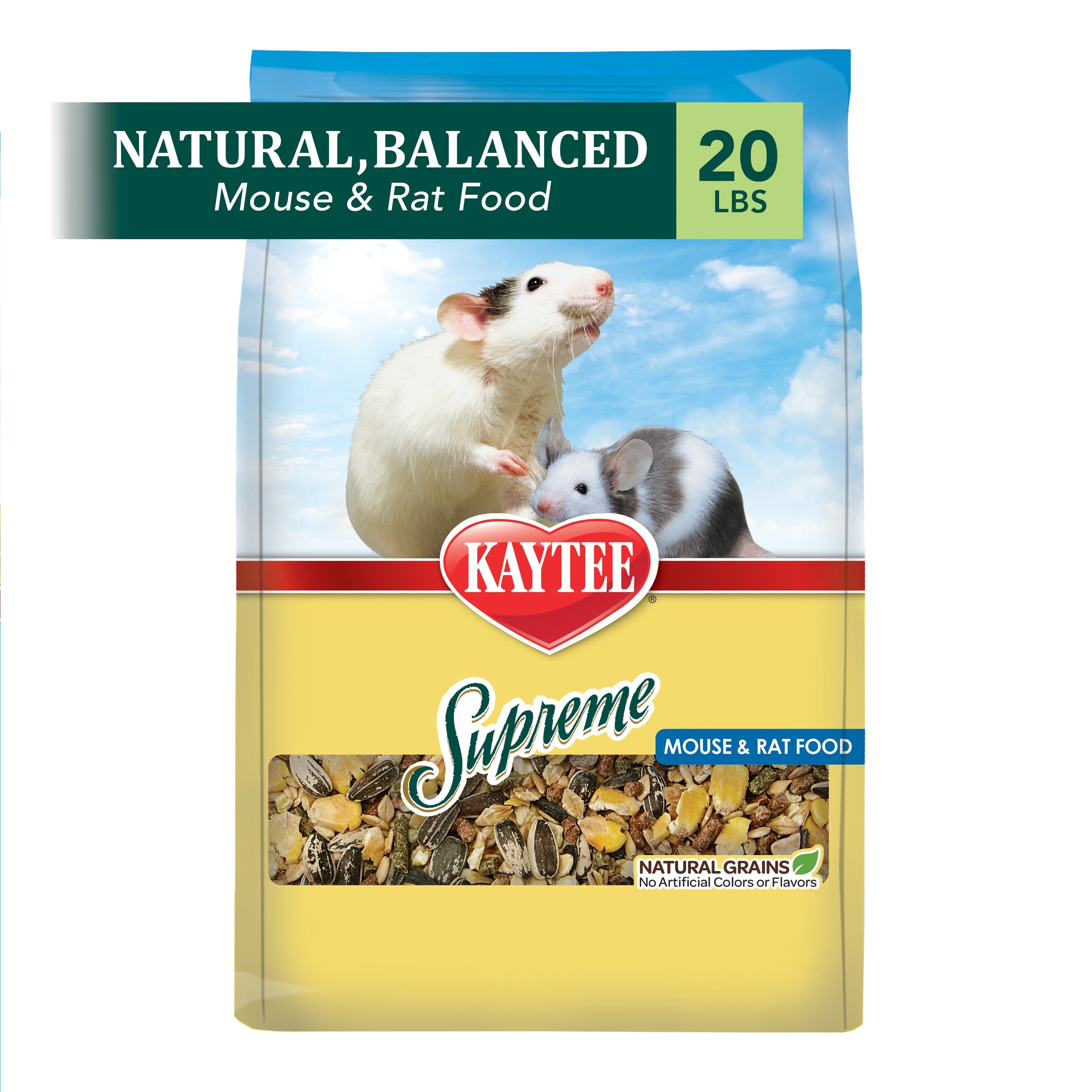 Kaytee Supreme Mouse and Rat Food - 20 lb  