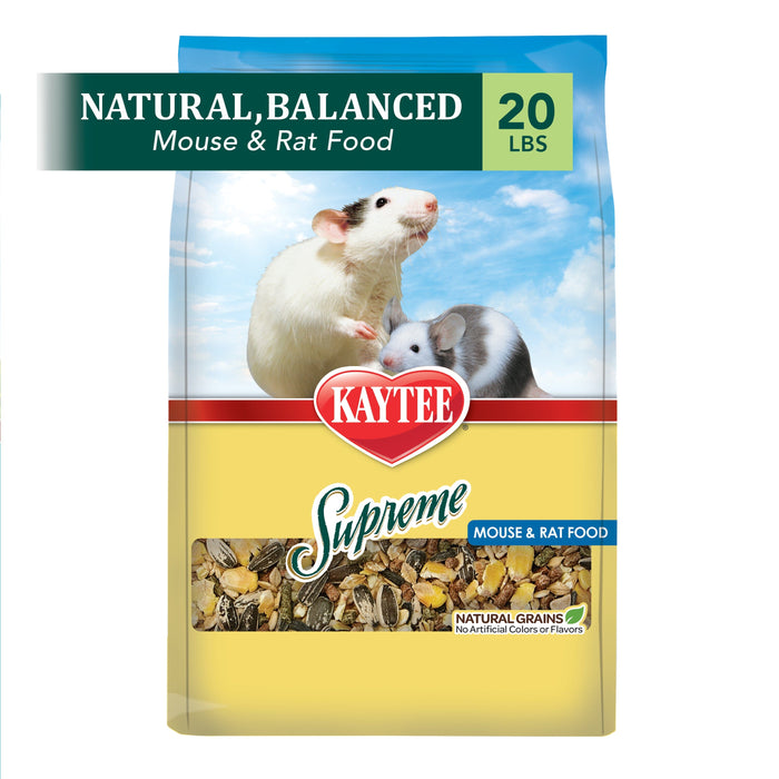 Kaytee Supreme Mouse and Rat Food - 20 lb