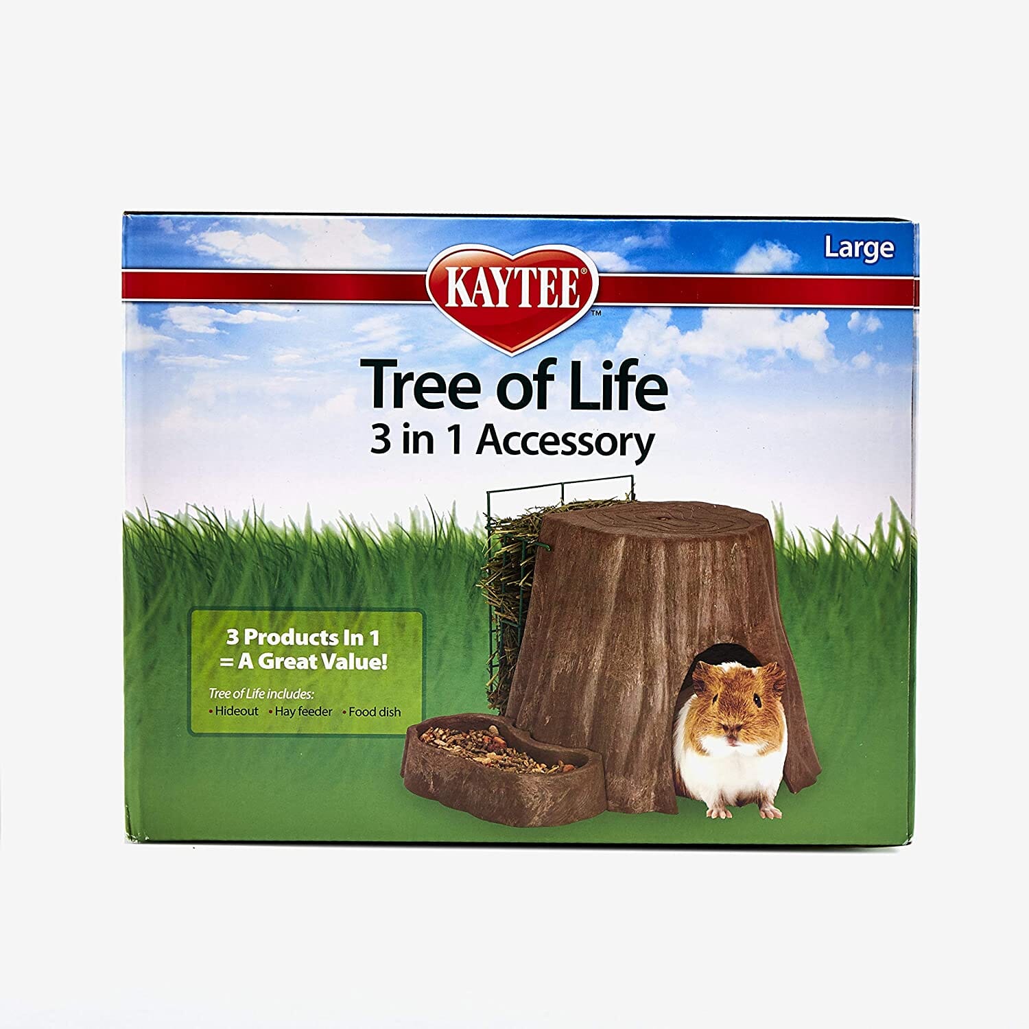 Kaytee Tree of Life 3-in-1 Pet Habitat Accessory Brown - Large  