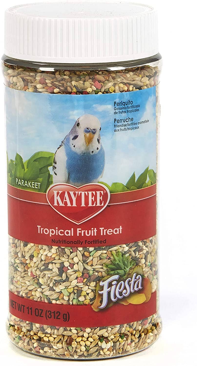 Kaytee Tropical Fruit Treat Jar -- Parakeet - 11 Oz  