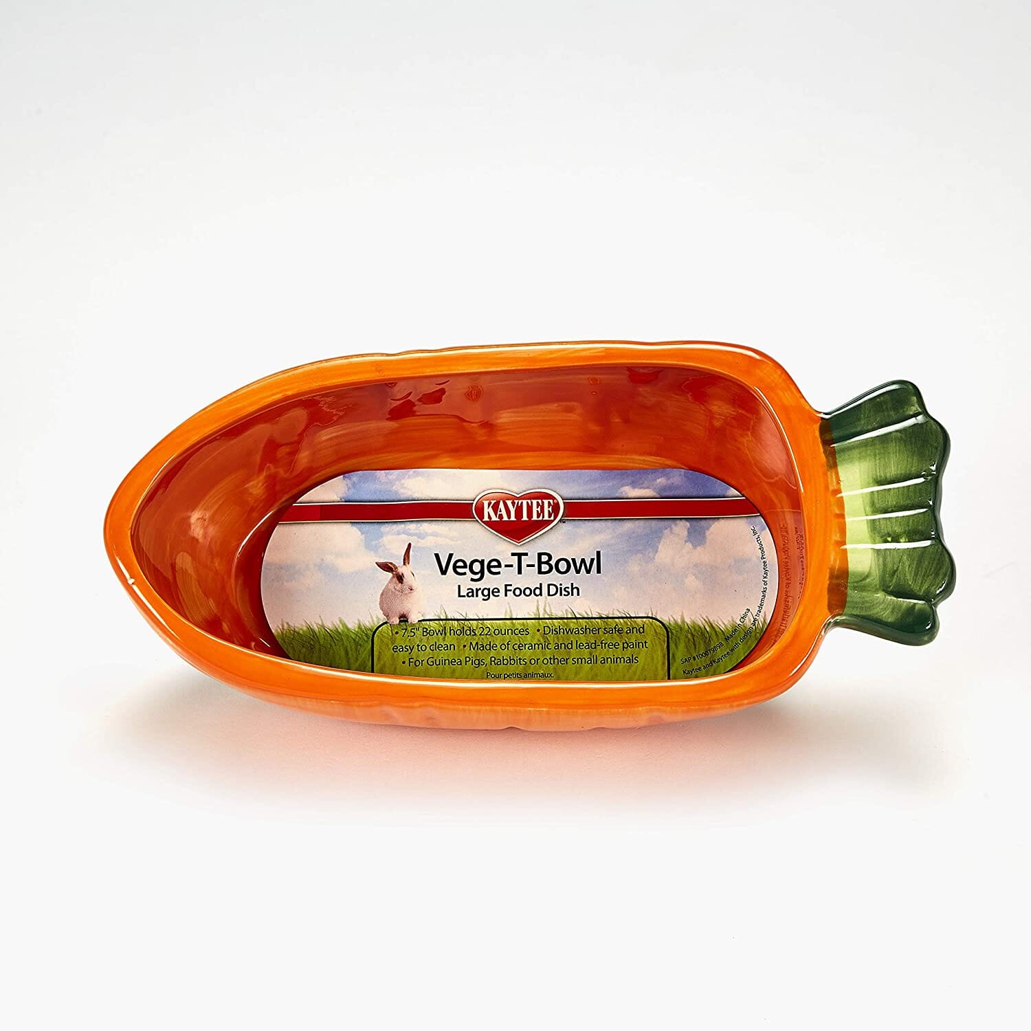 Kaytee Vege-T-Bowl Carrot - 7.5 in  