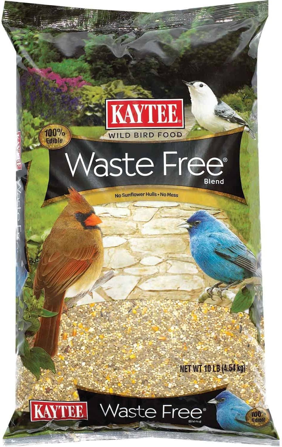 Kaytee Waste Free Blend Wild Bird Food - 10 lb  