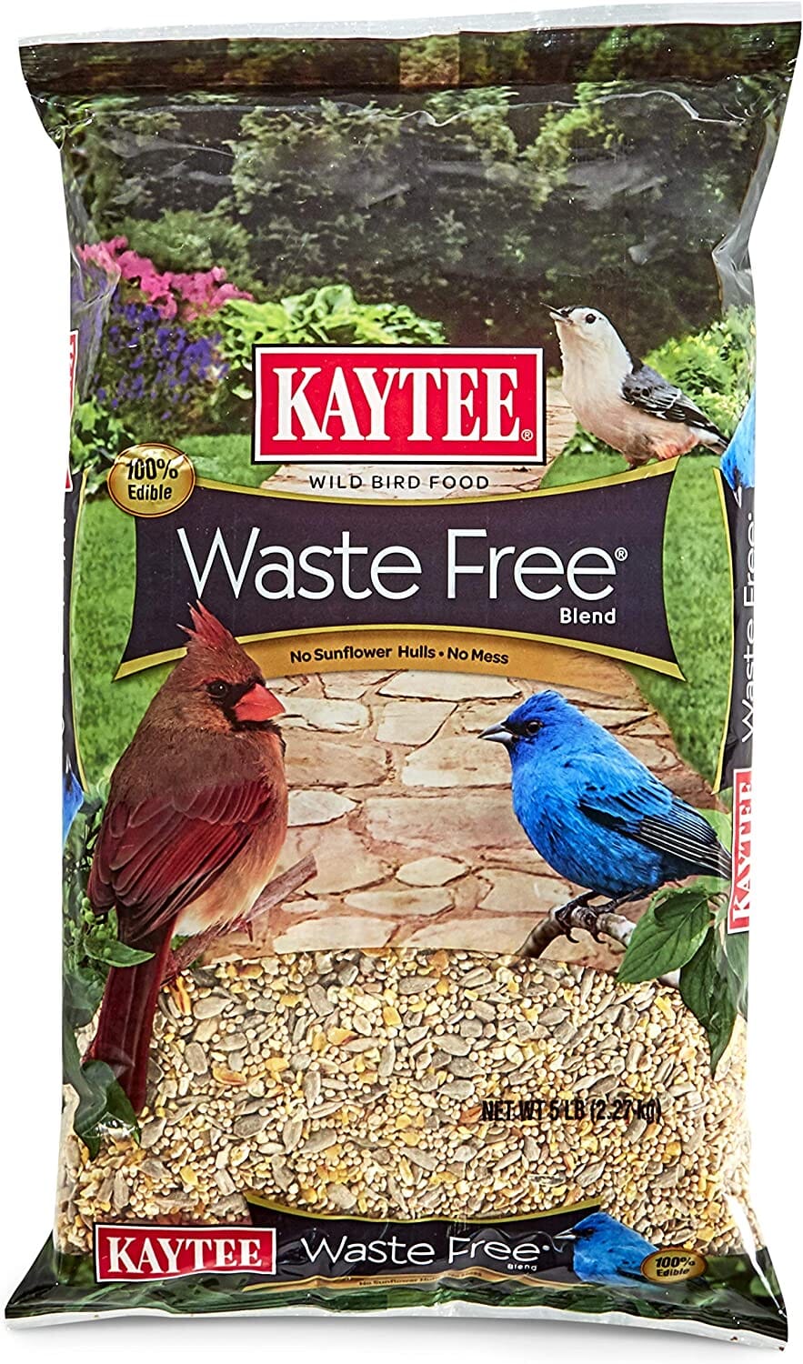 Kaytee Waste Free Blend Wild Bird Food - 5 lb  