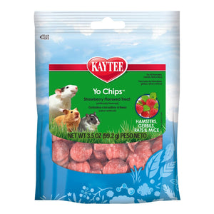 Kaytee Yo Chips for Small Animals -- Strawberry - 3.5 Oz