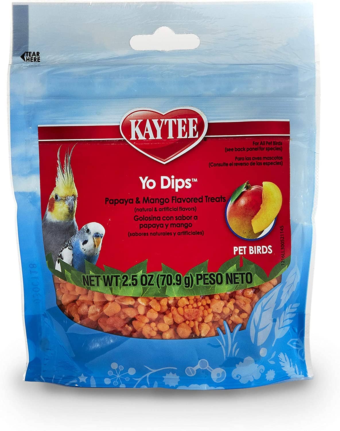 Kaytee Yo Dips All Pet Birds -- Mango and Papaya - 2.5 Oz  
