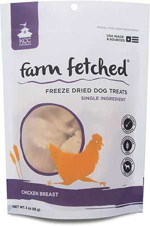 KCC Naturals Farms Baked Chicken Feet Freeze-Dried Dog Treats - 8 oz Package