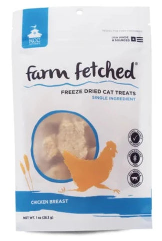 KCC Naturals Farms Chicken Breast Freeze-Dried Cat Treats - 1 oz Package  