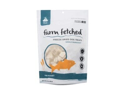 KCC Naturals Farms Fish Nugget 2.4 oz Dog Freeze-Dried Treat Bag Freeze-Dried Dog Treat...