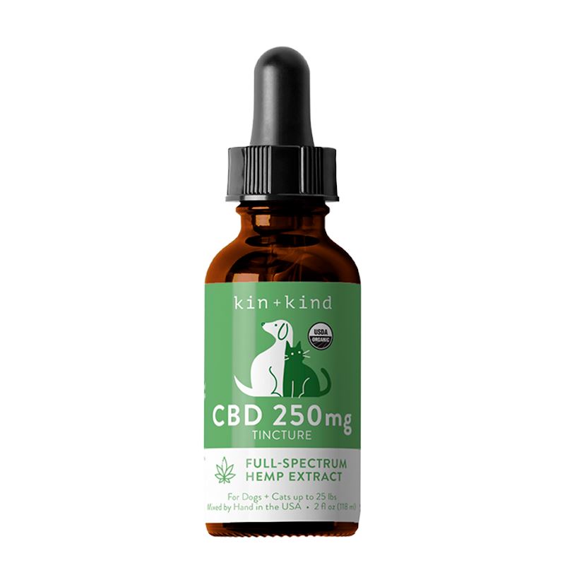 KIN + KIND CBD Tincture (250mg) for Dogs and Cats  