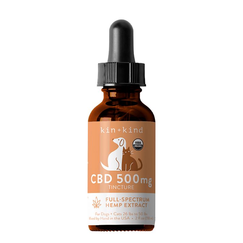 KIN + KIND CBD Tincture (500mg) for Dogs and Cats  