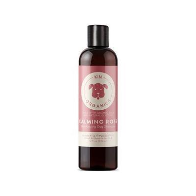 KIN + KIND Organic Skin and Coat Oatmeal Calming Cat and Dog Shampoo - Rose - 12 oz Bottle  