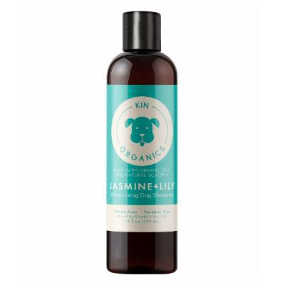 KIN + KIND Organic Skin and Coat Oatmeal Cat and Dog - Jasmine and Lily - 12 oz Bottle  