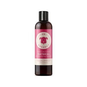 KIN + KIND Organic Skin and Coat Oatmeal Sweet Blossom Cat and Dog Shampoo - 12 oz Bottle