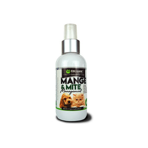 King Kalm Mange & Mite CBD Dry Paw and Skin Spray for Dogs and Cats - 4 oz