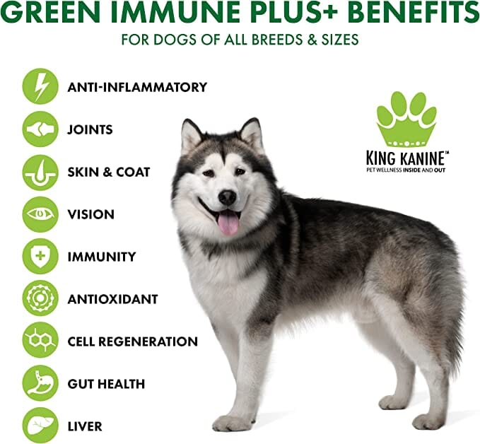 King Kanine King Wellness Green Immune Plus Dog Supplements - 6 Oz  