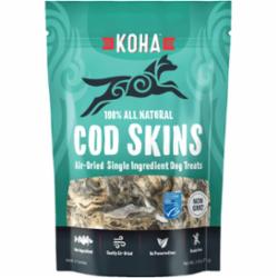 Koha Grain-Free Air-Dried Dog Treats Cod Skins - 2.5 Oz