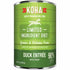 Koha Grain-Free Limited Ingredient Diet 90% Duck Canned Dog Food - 13 Oz - Case of 12  