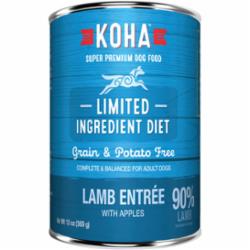 Koha Grain-Free Limited Ingredient Diet 90% Lamb Canned Dog Food - 13 Oz - Case of 12