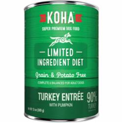 Koha Grain-Free Limited Ingredient Diet 90% Turkey Canned Dog Food - 13 Oz - Case of 12