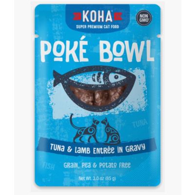 Koha Grain-Free Poke Tuna Lamb Wet Cat Food - 3 Oz - Case of 24