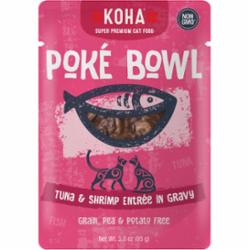 Koha Grain-Free Poke Tuna Shrimp Wet Cat Food - 3 Oz - Case of 24  