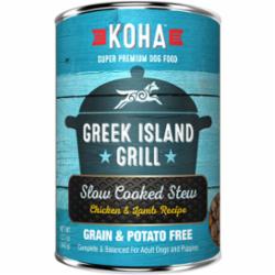 Koha Grain-Free Stew GREEK ISLAND Canned Dog Food - 12.7 Oz - Case of 12