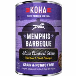 Koha Grain-Free Stew MEMPHS BBQ Canned Dog Food - 12.7 Oz - Case of 12