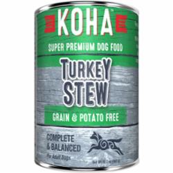 Koha Grain-Free Stew Turkey Canned Dog Food - 12.7 Oz - Case of 12