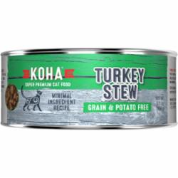 Koha Stew Turkey Canned Cat Food - 5.5 Oz - Case of 24  