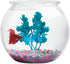 Koller Products Aqua Accents Plastic Round Bowl Aquarium Bowl - 2 Gal  