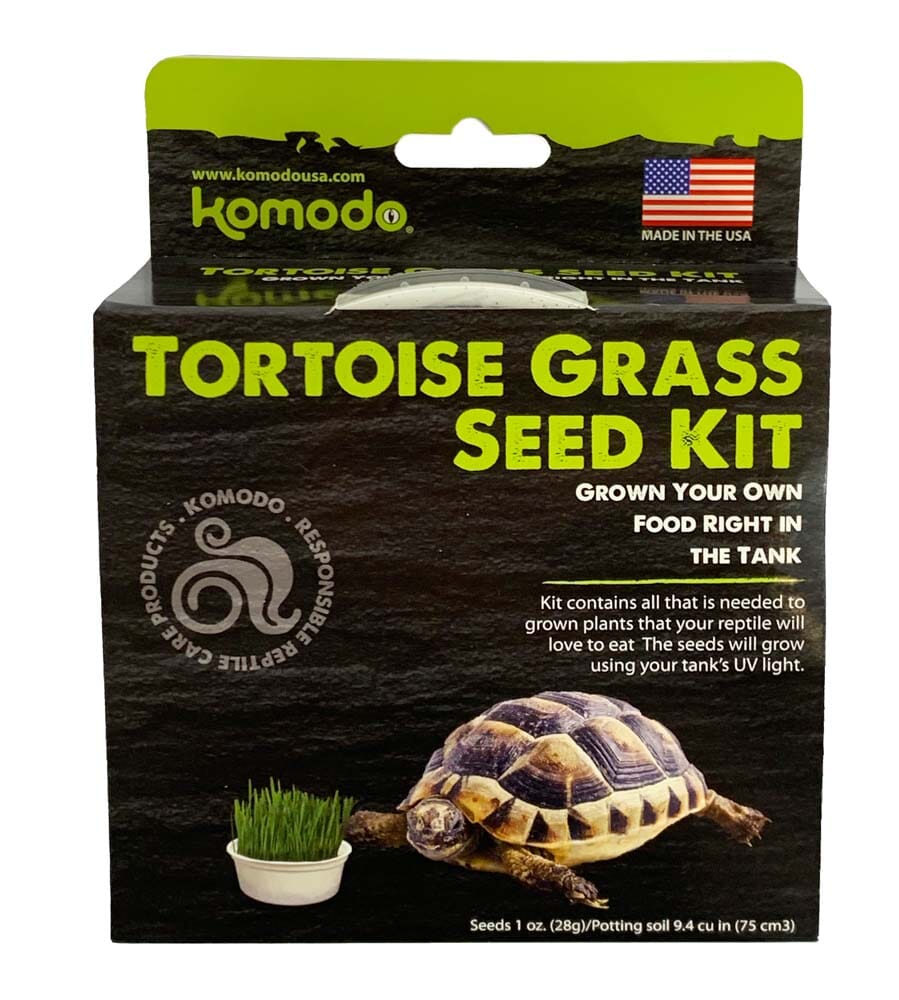 Komodo Grow Your Own Grass Seed Kit for Tortoise - 6.5 in  