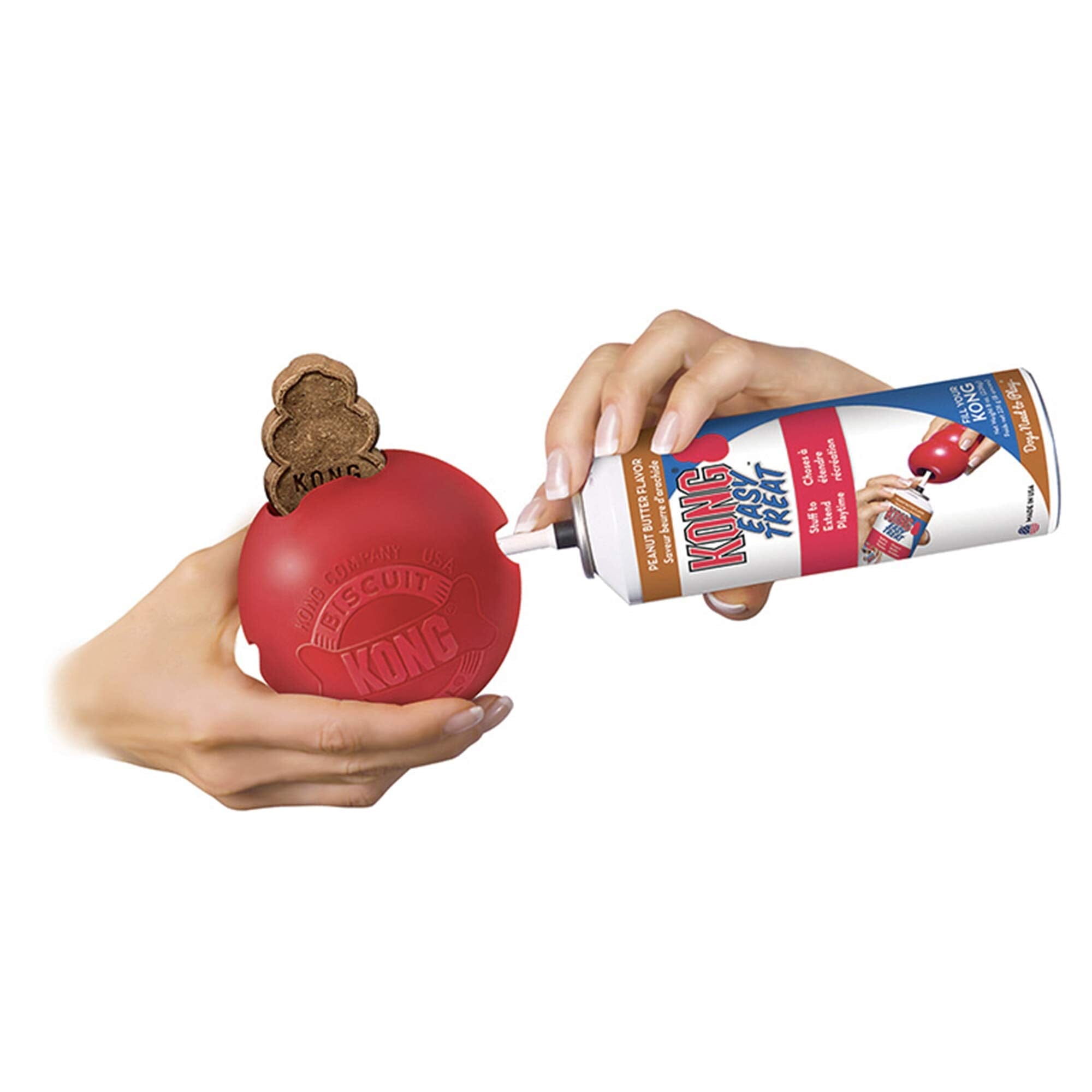 Kong Biscuit Ball Treat Dispensing Dog Toy - Small  