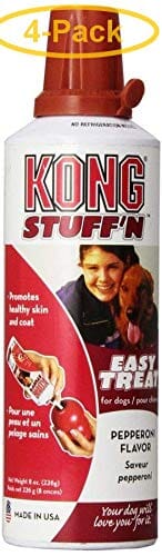 Kong Easy Treat Dog Toy Stuffing Chewy Dog Treats - Pepperoni - 8 Oz
