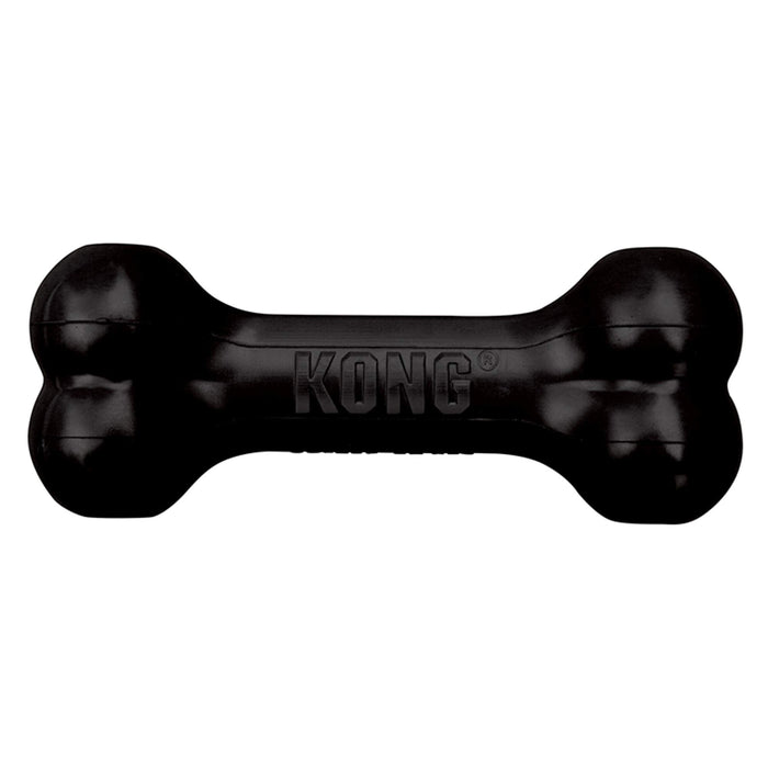 Kong Goodie Bone Extreme Toughest Natural Rubber Dog Toy - Black
