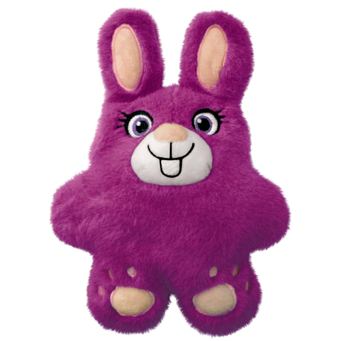 Kong Snuzzles Bunny Plush and Squeaker Dog Toy- Pink - Medium