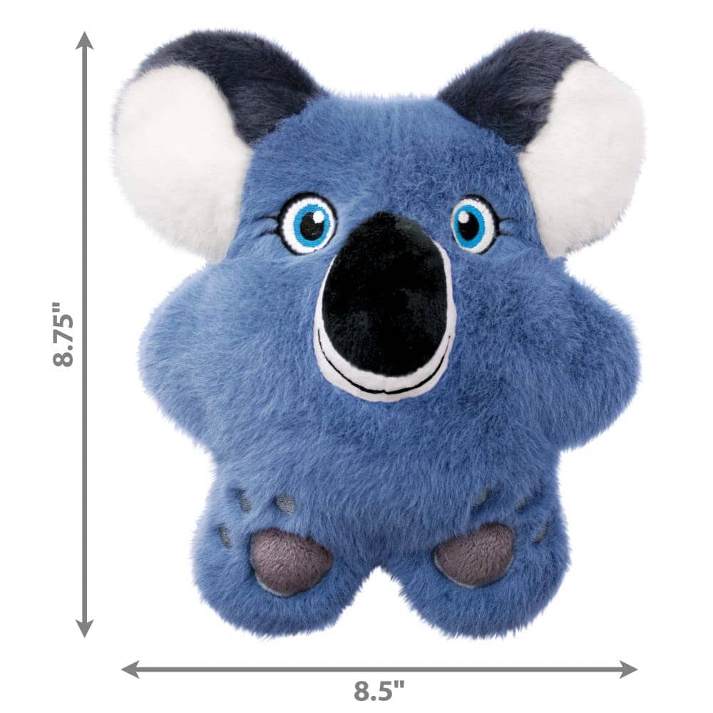 Kong Snuzzles Koala Plush and Squeaker Dog Toy - Blue -  Medium  