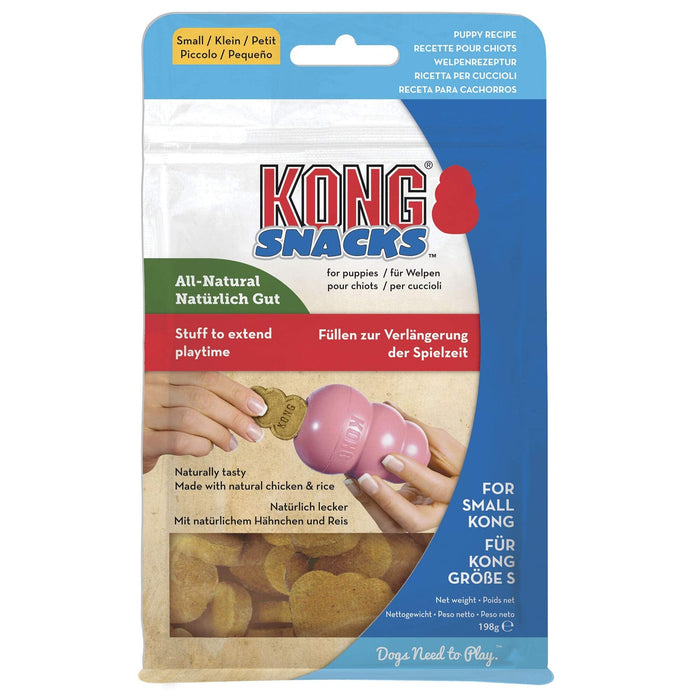 Kong Stuff N' Snacks Natural Chicken and Rice Puppy Toy Stuffing Dog Treats - Large