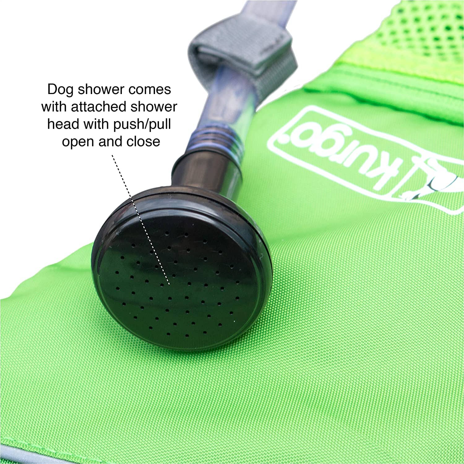 Kurgo Go Shower Bag Dog Showers - Green - 6 L  