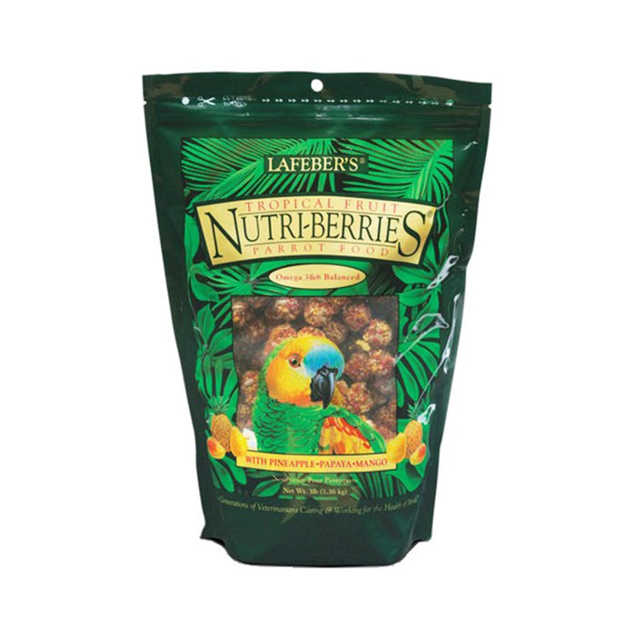 Lafeber® Tropical Fruit Nutri-Berries Parrots Food - 3 Lbs