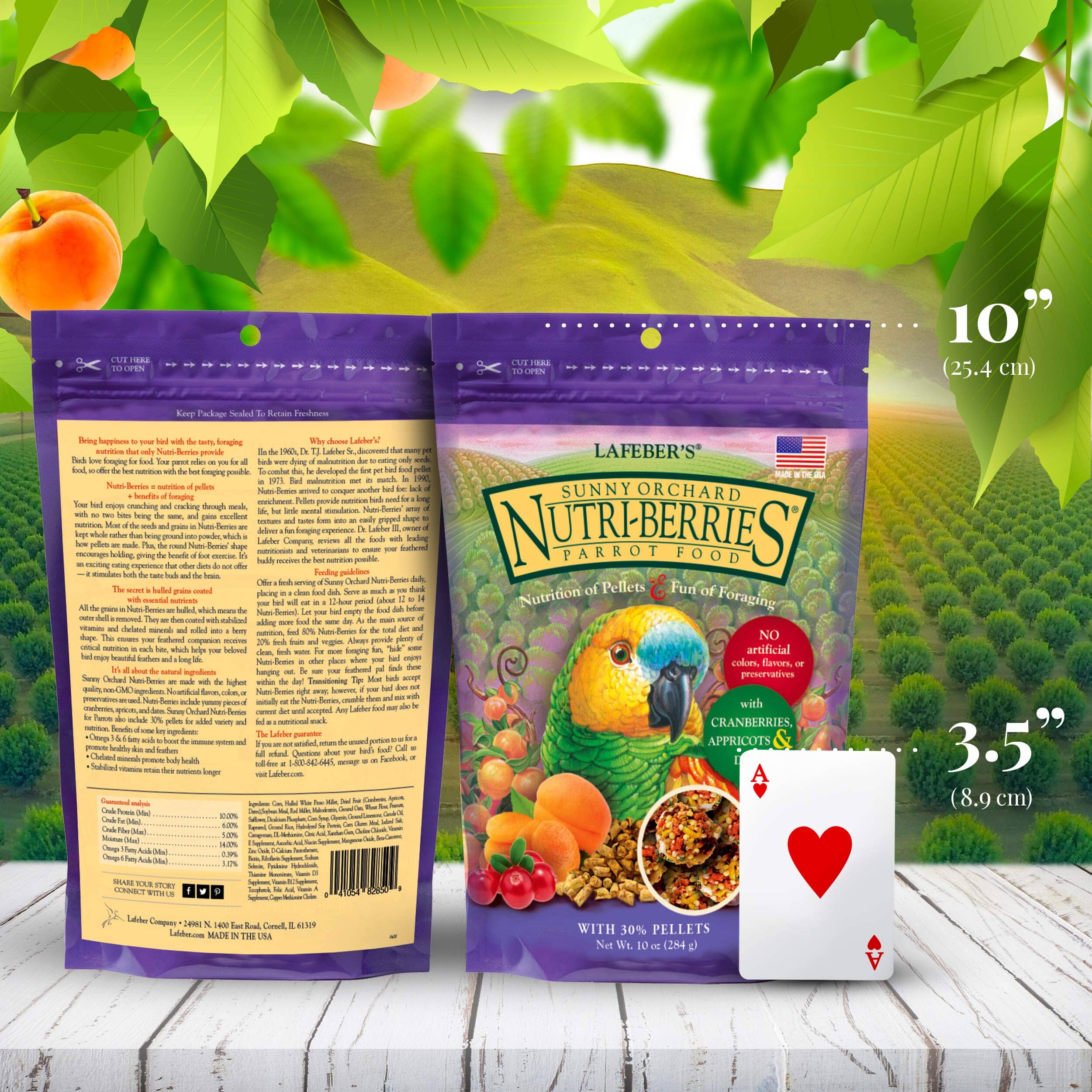 Lafeber's® Sunny Orchard Nutri-Berries for Parrots - 10 Lbs  