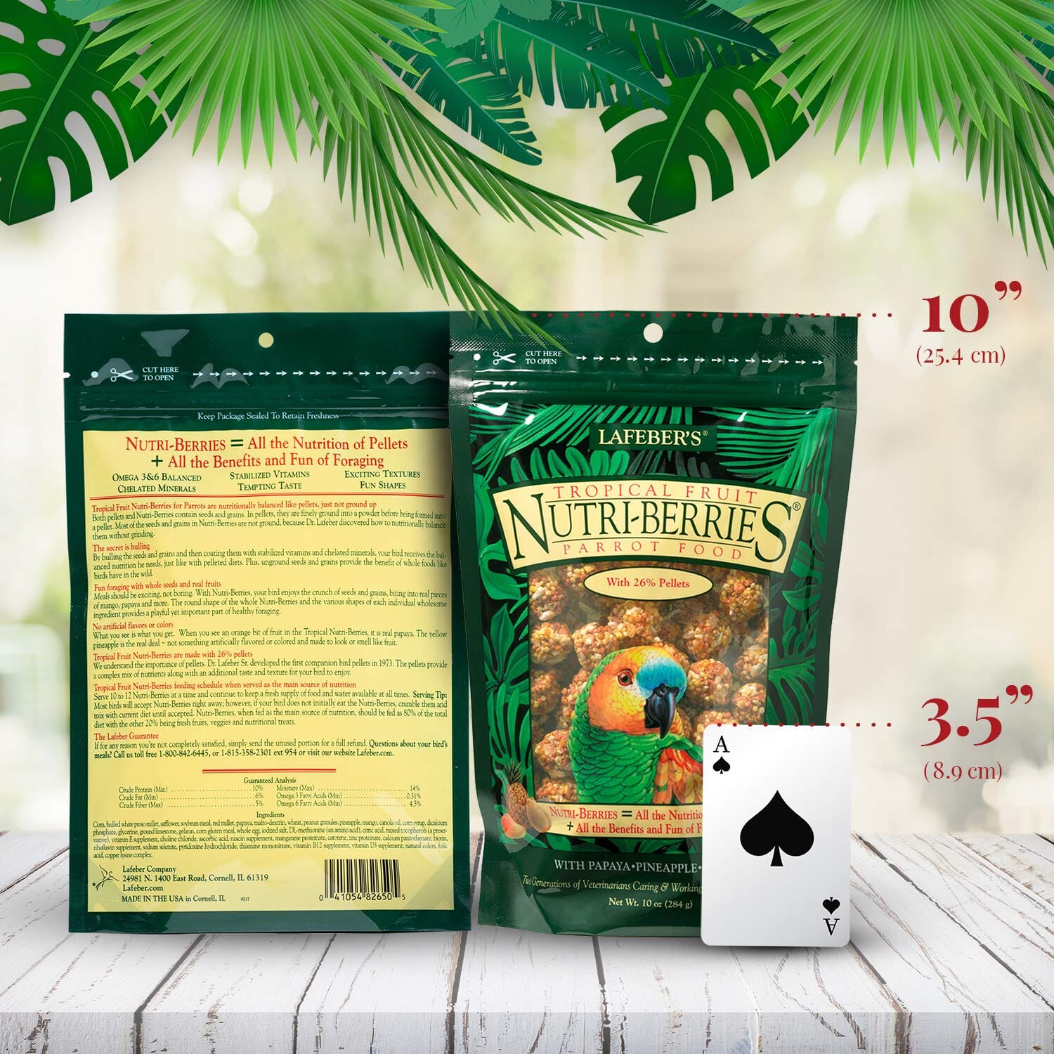 Lafeber's® Tropical Fruit Nutri-Berries for Parrots - 10 Oz  