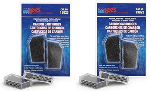 Lee's Premium Carbon Cartridges for Under Gravel Filters - 2 pk  