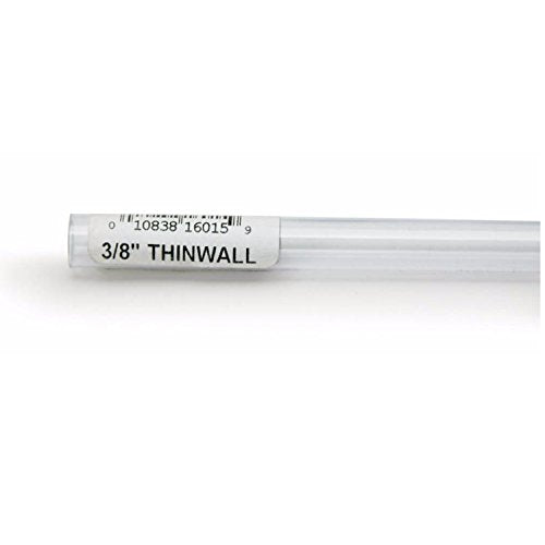 Lee's Thinwall Rigid Tubing - 3/8" x 3 ft - Pack of 6  