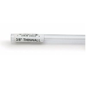 Lee's Thinwall Rigid Tubing - 3/8" x 3 ft - Pack of 6