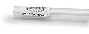 Lee's Thinwall Rigid Tubing - 9/16" x 3 ft - Pack of 6